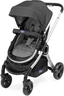 Produktbild von Kinderwagen Zubehör Pack Color, Chicco Urban Plus, Anthrazit, Inklusive Beinabdeckung, Verdeck, Sitzverkleinerer & Komfort Kit