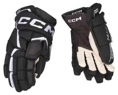 Zdjęcie produktu dla Rękawice damskie CCM Jetspeed FTW, rozmiar:12 cali, kolor:czarny/biały