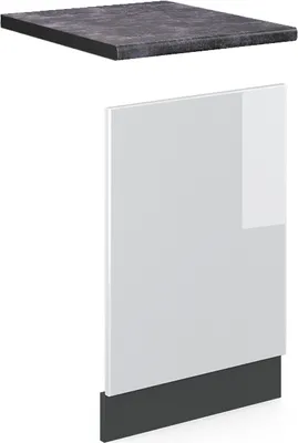 Immagine prodotto di Pannello frontale Vicco R-Line Bianco lucido 45 cm , PL Antracite, Model 46250