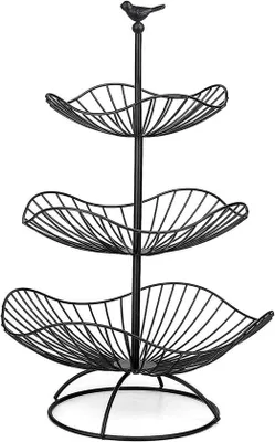 Obrázek produktu pro Praktický kovový stojan na ovoce, 3 patra, 31 x 25 x 20 cm