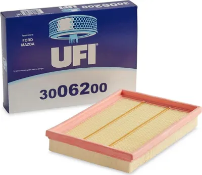 Produktbild von Luftfilter UFI 30.062.00 für FORD Fiesta Mk4 Schrägheck (JAS, JBS) Filtereinsatz