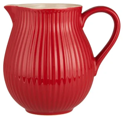 Produktbild von IB Laursen Kanne 2 Liter Mynte STRAWBERRY Rot Keramik Geschirr Karaffe Krug