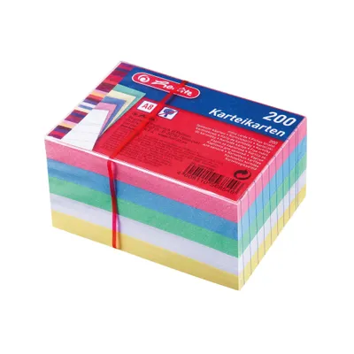 Produktbild von Herlitz 50019380, Blau, Pink, Rose, 175 g/m², 200 Stück(e)