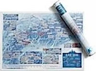 Obrázek produktu pro Lovell Johns MAPS.COL.ALPSKI, Fyzická mapa, Alpy, Vícebarevný, Angličtina, 18 rok/roky, 600 mm