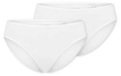Produktbild von Schiesser Damen Tai-Slip 2-Pack 95/5 - weiss - Größe 44