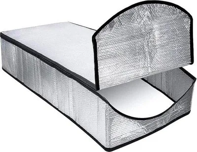 Produktbild von Famanu Isolierhaube für Dachtreppen - Brandschutz, wasserfest, mit Reißverschluss 25 x 54 x 11