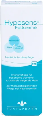 Produktbild von Hyposens Fettcreme für die trockene und zu Juckreiz neigende Haut, 50 g Creme