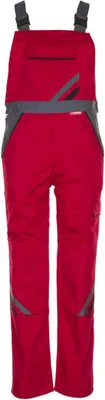 Produktbild von Größe 44 Herren Planam Highline Latzhose rot schiefer schwarz Modell 2336