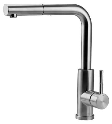 Imagen del producto de Grifo de cocina de acero inoxidable con ducha extractable, modelo PS8041-02 Pure.Sink