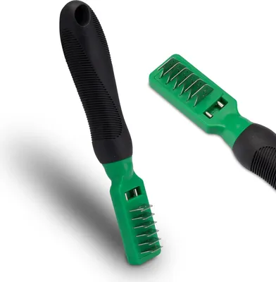 Produktbild von Entfilzungsbürste für Hunde und Katzen - Entfilzungsmesser und Entfilzungsrechen - Filzbürste - Knoten und Verfilzungen entfernen - Unterwollepflege