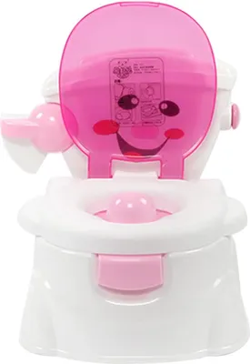 Immagine prodotto di Vasino per bambini - Vasino/addestratore igienico - 1-6 anni - Maniglie antiscivolo - Schienale - Facile da pulire - Plastica PP - Portatile - Lavanda