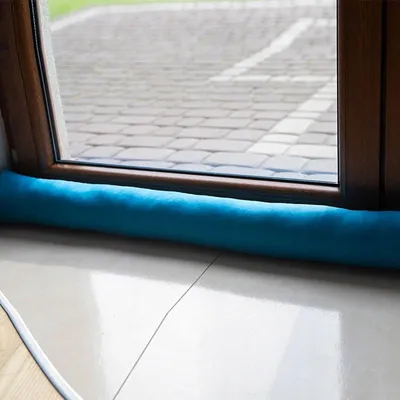Produktbild von Kerl Zugluftrolle Schutzrolle 100x15 cm Blau