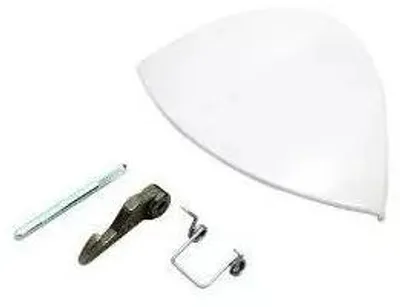 Immagine prodotto di Copia di Indesit, Ariston maniglia della porta bianca, cpl. per lavatrice 075323, W104, W105, W125, WD125T - No.: C00075323 #1