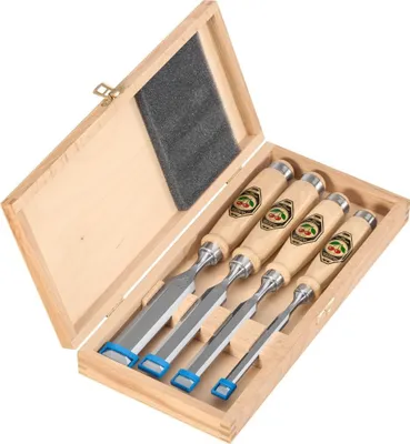 Produktbild von SELVA Stechbeitelsatz  Germany im Holzkasten, 4-teilig