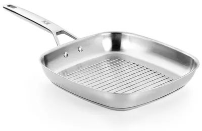 Produktbild von BRA Signature | Grillpfanne mit Rillen 28 cm, Edelstahl