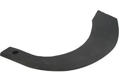 Image de Couteau droit pour fraises arrière, adapté pour Kubota, Iseki, Yanmar – Longueur : 238 mm, hauteur : 40 mm, diamètre du trou : 10,5 mm