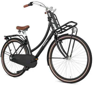 Produktbild von Popal Daily Dutch Basic+ N3 Hollandrad - Citybike - Damen - 47 centimeter - Mattschwarz
