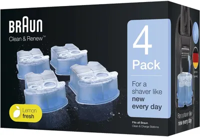 Obrázek produktu pro Náplň do čistící stanice holicího strojku Braun CCR4 - 4 ks