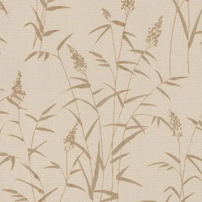 Produktbild von Vliestapete 312928 Tapete Botanical Dschungel 53 x 1005 cm Rasch Deco Style Beige Gold