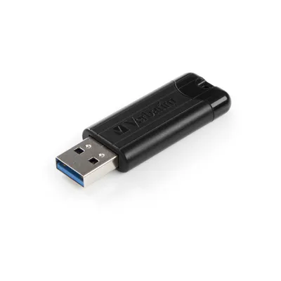 Produktbild von Verbatim PinStripe 3.0 - USB 3.0-Stick 16 GB - Schwarz, 16 GB, USB Typ-A, 3.2 Gen 1 (3.1 Gen 1), Dia, 7 g, Schwarz