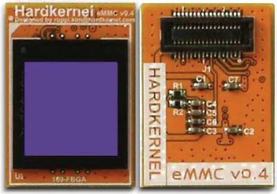 Produktbild von ODROID eMMC Modul 8GB für C4, Lese 165 MB/s, Schreib 125 MB/s, inkl. Adapter