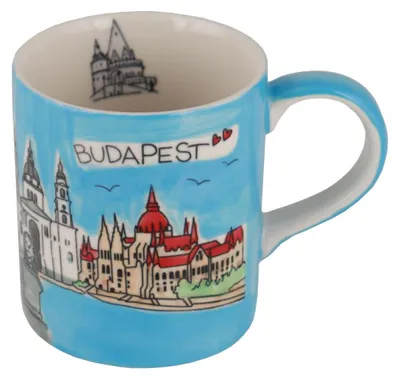 Produktbild von Mila Keramik Städte-Becher Budapest | ca. 250ml