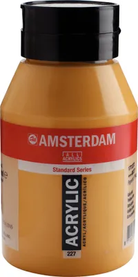 Produktbild von Amsterdam Standard Series Acrylfarbe Flasche 1000 ml Gelber Ocker 227