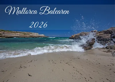 Produktbild von raxxa Premium-Monatskalender Traumhafte Balearen Insel 2026 DIN-A3 quer