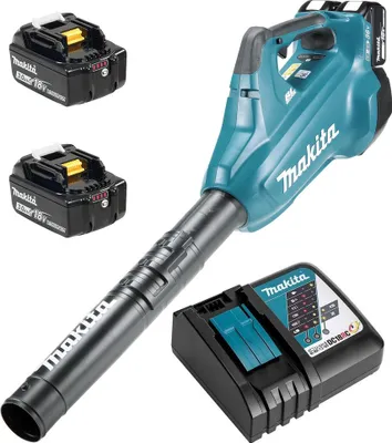 Image de Souffleur haut débit 36V (2x18V LXT) - MAKITA - avec 2 Batteries 18V 3Ah + chargeur rapide - DUB362RF2