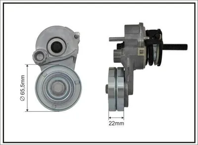 Produktbild von CAFFARO 130400SP Spannarm Keilrippenriemen für OPEL Corsa D Schrägheck (S07) ZAFIRA B (A05) INSIGNIA Caravan Mokka / Mokka X (J13)