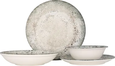 Produktbild von Rinart Geschirrset (Medium)  - Sedir - 24 teilig - 6 Personen - Porzellan