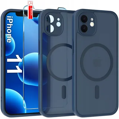 Obrázek produktu pro Matné magnetické pouzdro pro iPhone 11 | Kompatibilní s MagSafe, odolné + sklo