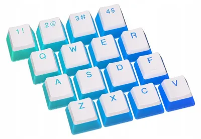 Obrázek produktu pro Krytky pro mechanickou klávesnici ENDORFY - 104 ks PBT, US rozložení, Onyx White