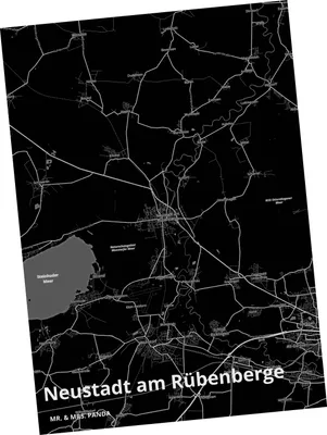Produktbild von Mr. & Mrs. Panda Postkarte Neustadt am Rübenberge - Geschenk, bildkarte, Ansichtskarte, Stadt, Dorf Karte Landkarte Map Stadtplan, Fotokarte, Postkarten, Grußkarte