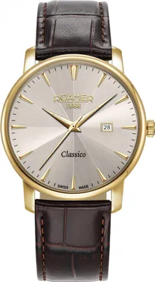 Immagine prodotto di Orologio da uomo ROAMER 971856 48 55 05, classico marrone, per coppie