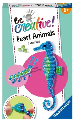 Produktbild von Ravensburger Bead Animal Seahorse - Bastelset für Kinder ab 6 Jahren, Bastelset für Kinder, 6 Jahr(e), Gemischte Farben