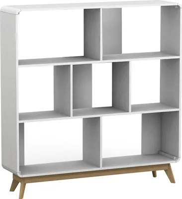 Produktbild von Caitlin | Bücherregal in partical Board Weiß