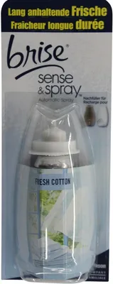 Produktbild von Glade Fresh Baumwolle Sense & Spray Nachfüller, Rattanverteiler, Frisch, Nachfüllbeutel, CE