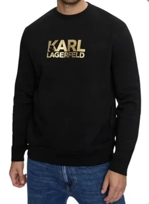 Produktbild von Herren Sweatshirt Karl Lagerfeld SCHWARZ Gr M
