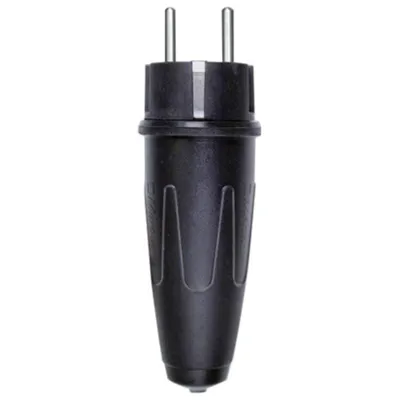 Produktbild von Merten 122151, Schwarz, SCHUKO, Gummi, 250 V, 16 A, 1 Stück(e)