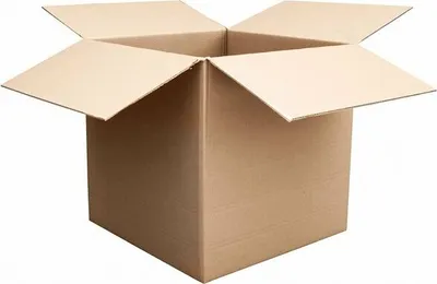 Produktbild von 15x Faltkarton 600x600x(300)-600mm (Außenmaß) mit variabler Höhe 2-wellig braun