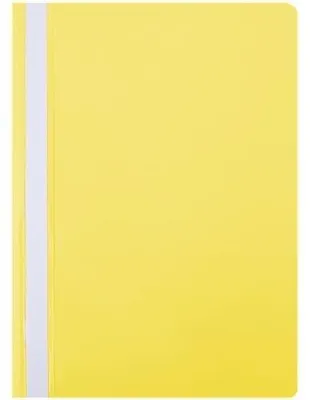Produktbild von Panta Plast Mappe A4 gelb ohne Perforation, 10 Stück