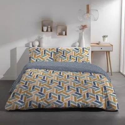 Image de Parure de lit 2 Personnes Today Sunshine 15.32, 240 x 260 cm, 100% Coton Imprimé