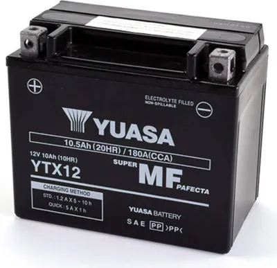 Immagine prodotto di Batteria Yuasa YTX12 12V/10AH sigillata attivata