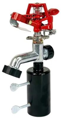 Produktbild von Automatische 360 Grad Sprinkler - bis 85 Fuß Reichweite, ideal für kleine Gärten und Blumenbeete
