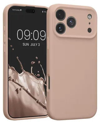 Produktbild von kwmobile Hülle kompatibel mit Apple iPhone 17 Pro Max - Hülle Silikon gummiert - Handyhülle - Handy Case in Altrosa