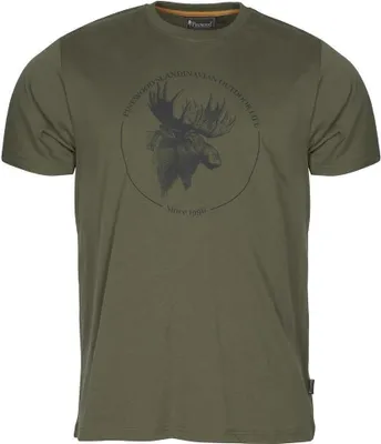 Produktbild von Pinewood 5519 Moose T-Shirt Olive (107) S