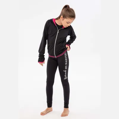 Produktbild von Minoti Leggings Schwarz Gr. 110 für Mädchen
