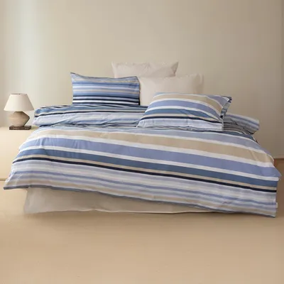 Produktbild von Traumschlaf Bettwäsche Ima 240x220 cm + 2x 80x80 cm blue