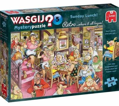 Zdjęcie produktu dla Wasgij Retro Mystery 5 1000 pcs, 1000 szt., Komiksy, 12 lat(a)